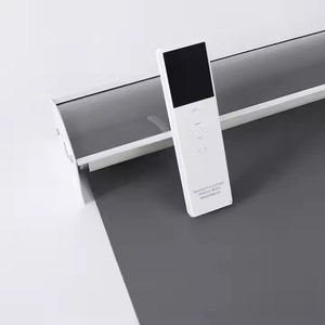 Cortinas Inteligentes De Alta Gama para Oficina De Doble Capa Gruesa Cortinas Opacas para Villa <span class=keywords><strong>Comedor</strong></span> y Hotel Cortinas Enrollables - Product Image 5