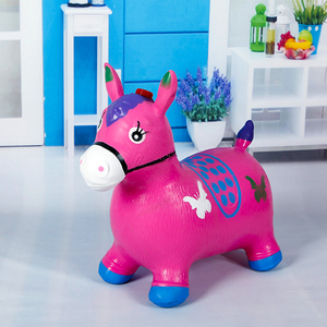 Vente en gros de jouets gonflables en PVC, animaux sauteurs licorne sans musique - Product Image 3