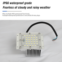 Dapat disesuaikan modul LED 10W 20W 30W aluminium SMD persegi LED lampu jalan dengan lensa LED