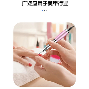 <b>Nail</b> Drill Pen Shape Aluminum Professional <b>Nail</b> <b>Tool</b> Accessories - Product Image 1