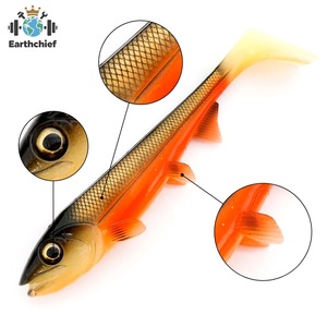 Leurre de pêche populaire Bombshad Square Tail Swimbait Shad pour brochet, 14cm 18cm, impression 3D, artificiel, pour la pêche en mer et les grosses prises, Wobbler - Product Image 5