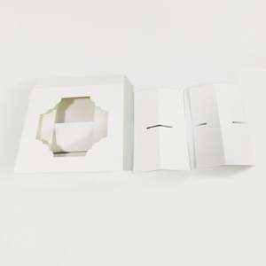 <span class=keywords><strong>Mini</strong></span> boîte cadeau en carton rigide recyclable à 4 compartiments pour chocolat, bonbons, macarons, cadre photo et emballage de bougies - Product Image 6