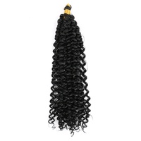 Cheveux bouclés en fibre haute température de 14 pouces, Freetress, Deep Twist, Water Wave