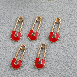 Pendentif épinglette en alliage coloré pour la fabrication de boucles d'oreilles, accessoires de bijoux DIY 61155 - Product Image 3