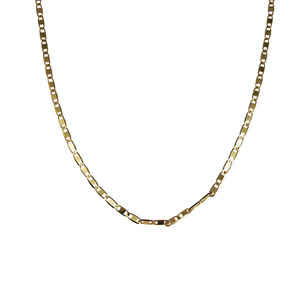 Trendy 18k Gold Vermeil Jewelry Flat Pig Nose Chain <strong>Choker</strong> 925 Sterling <strong>Silver</strong> Necklace for Women - Product Image 4