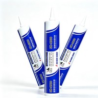 Scellant structurel en silicone noir et blanc Yong Sheng Da haute résistance, écologique et imperméable pour la construction et le collage, 300 ml