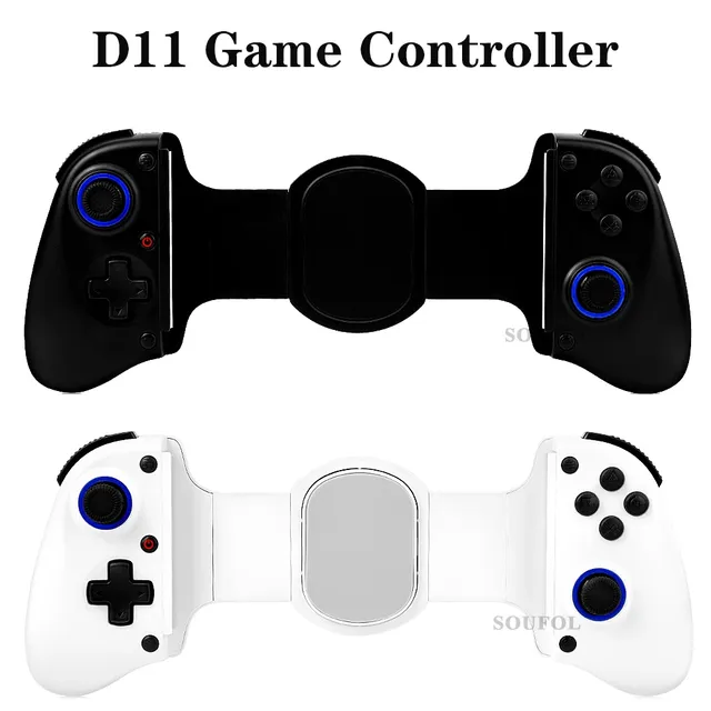 BSP D11 Telescopic Game Controller Mobile Phone Gamepad with Turbo/6-axis Gyro/Vibration for Android IOS PS3 PS4 Switch Console