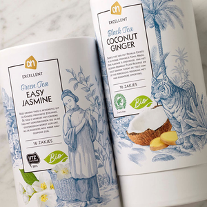 Emballage de tube en papier kraft de qualité alimentaire personnalisé, tube en papier pour compléments alimentaires, pot en papier avec fenêtre pour l'emballage du thé - Product Image 2