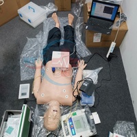 Maniquí de Entrenamiento Médico HC-S001, Simulador de Marcapasos Humano y Desfibrilador Computarizado, Juego Completo