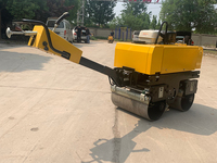 0.5t Petit compacteur à main entièrement hydraulique haute Vibration rouleau de compactage fort compacteur de chaussée d'asphalte compacteur de site