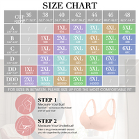 Soutien-gorge d'été respirant sans armatures pour femme grande taille, à effet push-up, design ondulé sans couture, soutien optimal, tailles XL à 6XL, vente en gros sous marque privée