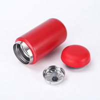 TG - Mignonne tasse mini capsule avec séparation thé/eau, en acier inoxydable 316, mug thermique