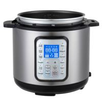 Olla a presión digital eléctrica con pantalla digital de gran capacidad de 6L con función de protección contra sobrecalentamiento