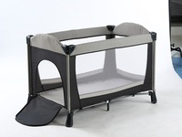 Lit bébé pliable moderne en métal, très vendu, berceau de voyage portable, lit d'appoint respirant en maille, parc pour enfants, lit de bébé pour chambre à coucher et maison