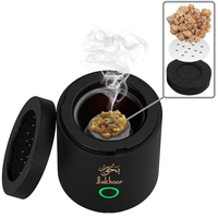 Brûleur d'encens électrique rechargeable - Brûleur d'oud et de bakhoor sans fil pour résine et poudre