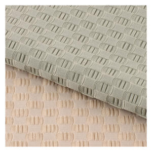 Haut de gamme 180g été sport tissu tricoté Nylon Texture lanterne tissu pour plaine teint vestes sacs mariages garçon accessoires - Product Image 5