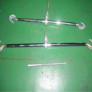 Tendeur de câble à double crochet en acier de 1T, 2T, 3T, 5T, 8T, 10T, 5 tonnes, vis à cliquet rotative en fer, vis à haute résistance à la traction, vis à enfiler - Product Image 1