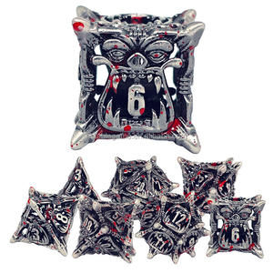 Nuevo estilo hueco Boca Grande monstruo poliédrico D & D Material de Metal juego de <span class=keywords><strong>dados</strong></span> <span class=keywords><strong>para</strong></span> mazmorras y dragones MTG DND juegos de mesa de <span class=keywords><strong>dados</strong></span> - Product Image 4