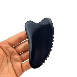Pierre de Bian naturelle de haute qualité Gua Sha outil de <span class=keywords><strong>Massage</strong></span> de grattage masseur facial pour la sculpture du cou et du corps - Product Image 2