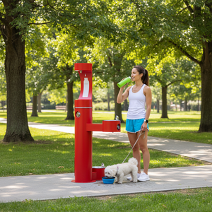 Bebedero para Perros, Personalizado, de Acero Inoxidable 304/316, Dispensador de Agua Normal para Exteriores - Product Image 2