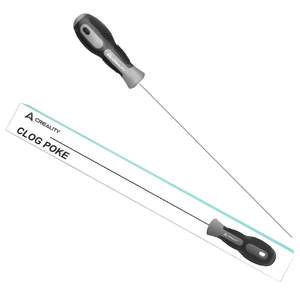 Outil de nettoyage de buse d'imprimante 3D Creality Clog Poke, aiguille de 1,5 mm pour filament de 1,75 mm, en acier inoxydable - Product Image 1