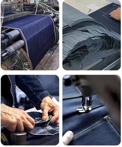 جينز رجالي جديد مستعمل بتصميم مستقيم وضيق للصيف - Product Image 6