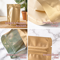 Sachets Doypack Personnalisés en Mylar Qualité Alimentaire avec Fermeture Zip Thermoscellable pour Emballage de Thé, Bonbons et Chewing-gum - Prix Usine, Logo Inclus