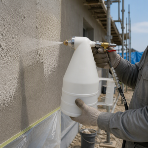 2L Real Stone Paint <b>Spray</b> Gun Pressure Hopper Gun ABS <b>Texture</b> Sprayer for Building Wall Coating - Product Image 5