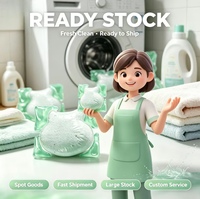 Boîte de rangement empilable pour capsules de lessive et perles de lavage domestiques