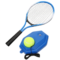Équipement d'entraînement individuel léger et portable pour la pratique du tennis en extérieur, pour adultes, avec raquette, résistant à l'eau