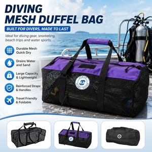 Bolsa de Rede para Mergulho OEM, Grande Capacidade, para Armazenamento de Equipamentos de Mergulho, Snorkeling e Pesca Subaquática - Product Image 5