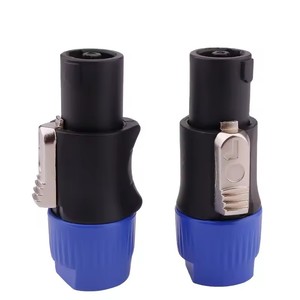 Ohm Connector Best Price Professional Universal Speakon Locking Adapter/ Speaker Connector 4-pole Cable Plug