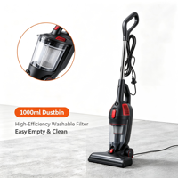 Aspirateur vertical filaire 400W, sans sac, cyclonique, léger, multi-surfaces, pour la maison