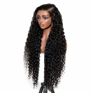 Pelucas de Cabello Humano con Frente de Encaje Transparente HD, Sin Enredos, Nudos Decolorados, 32 Pulgadas, Lisas, para Eventos Especiales, 180% de Densidad - Product Image 2