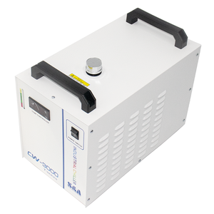 Tube laser <span class=keywords><strong>CO2</strong></span> Lihua S&A 220V 60W-130W, moteur de broche CNC, refroidisseur d'eau industriel CW3000, cœur de moteur de refroidissement industriel - Product Image 5