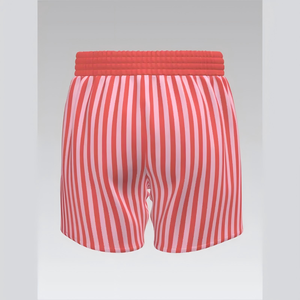 Bañador de playa premium de secado rápido para hombre con rayas verticales y forro de compresión para surf y relajación informal en la playa - Product Image 2