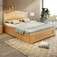 Liefern hochwertige moderne Einzel holzbett designs mit Lagerung in Kiefer
