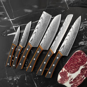 Usine directe personnalisé utilitaire sculpture cuisine trancheuse couteaux SS3CR13 motif lame fruits élingue Chef utilitaire sculpture bricolage - Product Image 4