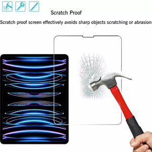<span class=keywords><strong>ใหม่</strong></span><span class=keywords><strong>ล่าสุด</strong></span>9H ความแข็ง0.3มิลลิเมตรความหนาสูงโปร่งใสจริงแผ่นกระจกนิรภัยป้องกันหน้าจอสำหรับ <span class=keywords><strong>iPad</strong></span> Pro 12.9(<span class=keywords><strong>2022</strong></span>) - Product Image 3