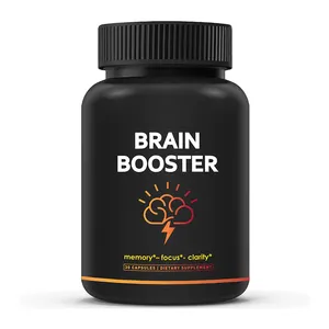 OEM Brain Supplement Nootropics Boosterは、集中力とマインドブーストの集中力を高め、男性女性の記憶力と明瞭さを向上させます