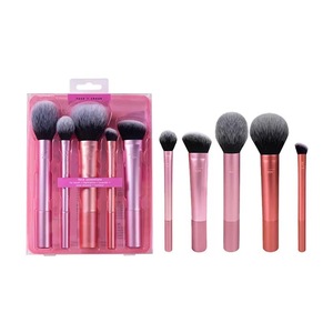 Set de 6 <span class=keywords><strong>Brochas</strong></span> Profesionales de Precisión con Pelo Sintético <span class=keywords><strong>para</strong></span> Difuminar, <span class=keywords><strong>Ojos</strong></span>, Corrector y Detalles, con Mango Plano y Otros Tipos de Mango - Product Image 3