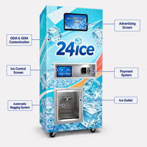 Máquina de fabricación y venta de hielo YISO con sistema de filtración de agua, dispensación cuantitativa de hielo en bolsas y venta automática de hielo en bloques. - Product Image 2
