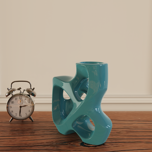 도매 현대 추상 세라믹 수족관 장식 디자이너 사용자 정의 물고기 동굴 미니멀리스트 Aquascape 럭셔리 홈 야외 상자 - Product Image 4