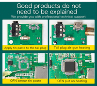 Pasta de Soldadura sin Plomo KELLYSHUN KZ-1551 Sn99% Ag0.3% Cu0.7% para Reparación de Teléfonos Móviles SMD BGA LED, Hecho en China, ODM/OEM