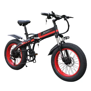 EU Europe Warehouse Fat Tire Folding 500W 36V Share Electric Bike Fatbike Ebike Power E Bicycle For Adult