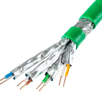4 pasang kabel jaringan UTP FTP SFTP tembaga murni 0.58MM 305m CAT8 CAT7 kabel komunikasi kabel LAN kecepatan tinggi