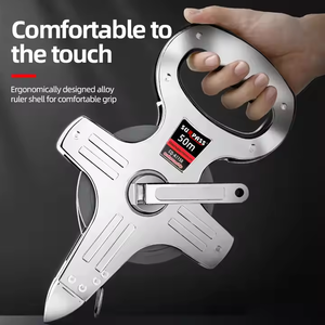 장거리 30m 50m 100m 오픈 릴 스틸 측량사의 테이프 측정 ABS 플라스틱 탄소강 블레이드 측정기 - Product Image 5