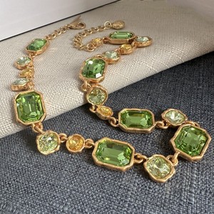 Collana con Ciondolo Geometrico Multicolore in Strass Stile Retrò Classico per Bambini Future Angel, Placcata in Oro 18K, Idea Regalo - Product Image 2