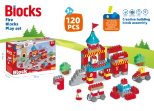 Juego de 120 Bloques de Construcción para Niños, Material ABS, Juguete Educativo de Ensamblaje, Ladrillos de Construcción Creativos y Coloridos para Niños - Product Image 3