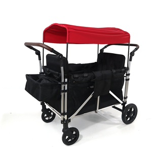 Mới nhất ráp 4 hành khách gấp Xe đẩy bé trẻ em xe đẩy Wagon - Product Image 5